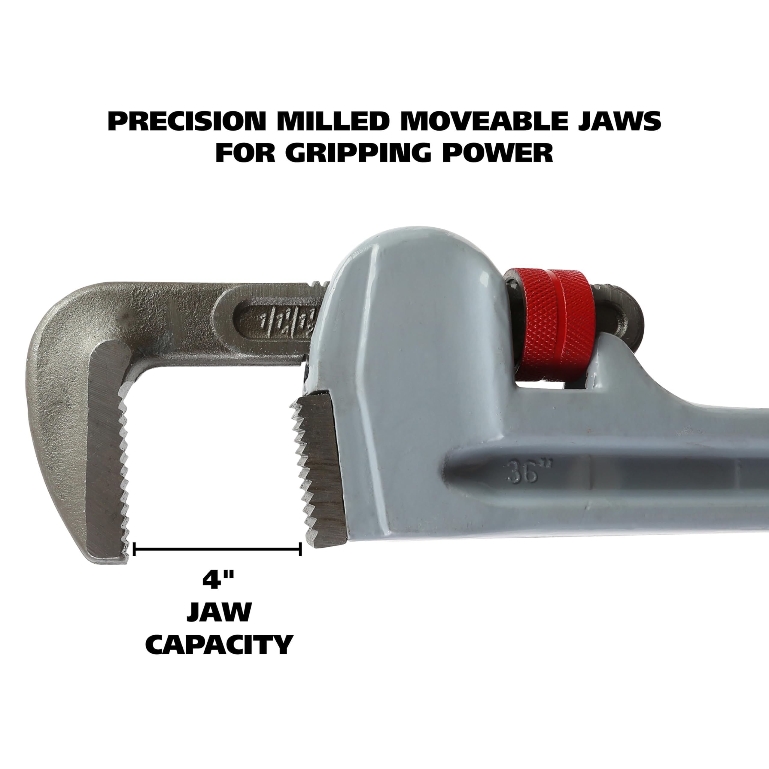 Great Neck APW36 Pipe Wrench, 36 Inch Plumbing Wrench, Aluminum
